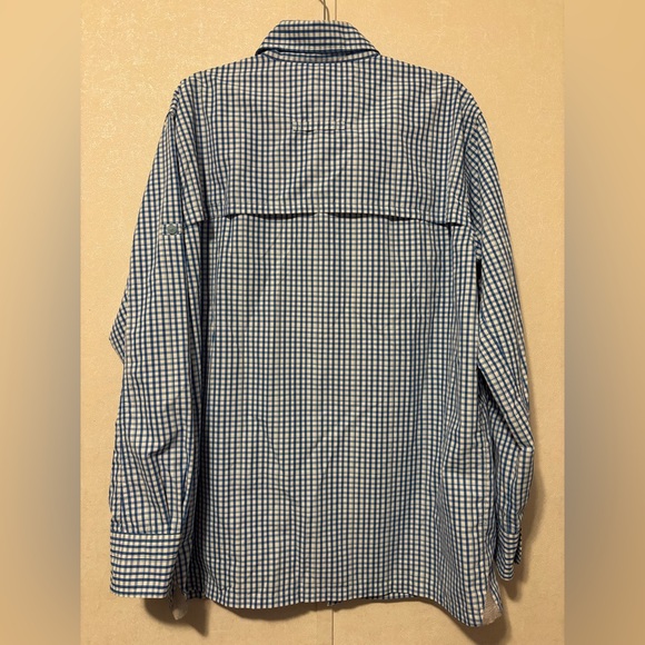 Cabela's | Blue and White Plaid Shirt | Size Large - Picture 8 of 8